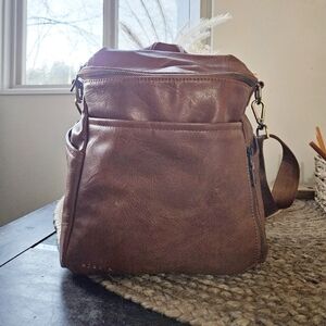La Mère Vegan Leather Backpack Petite